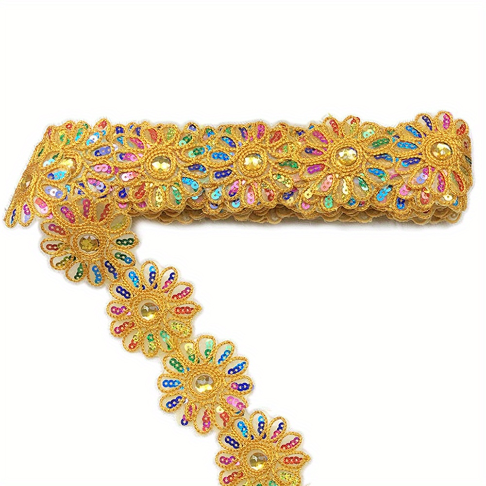 Colorful Floral Lace, 4.11 Meter